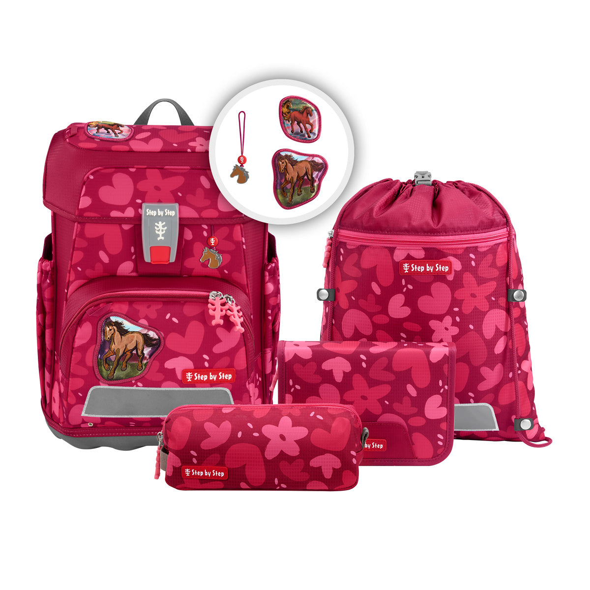 Step by Step Cloud - Schulranzen-Set 5-teilig