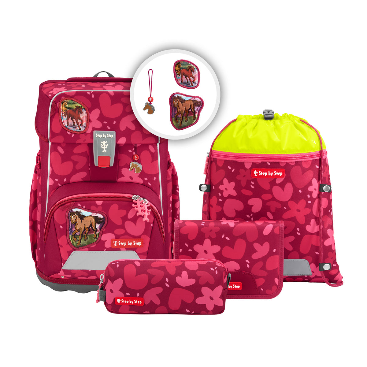 Step by Step Giant - Schulrucksack-Set 5-teilig