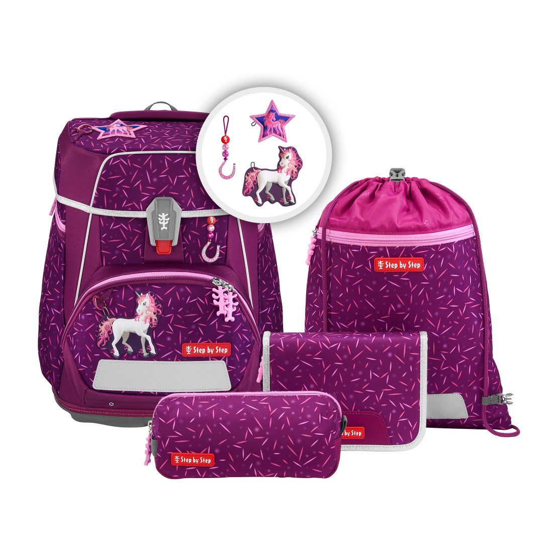 Step by Step Space - Schulranzen-Set 5-teilig