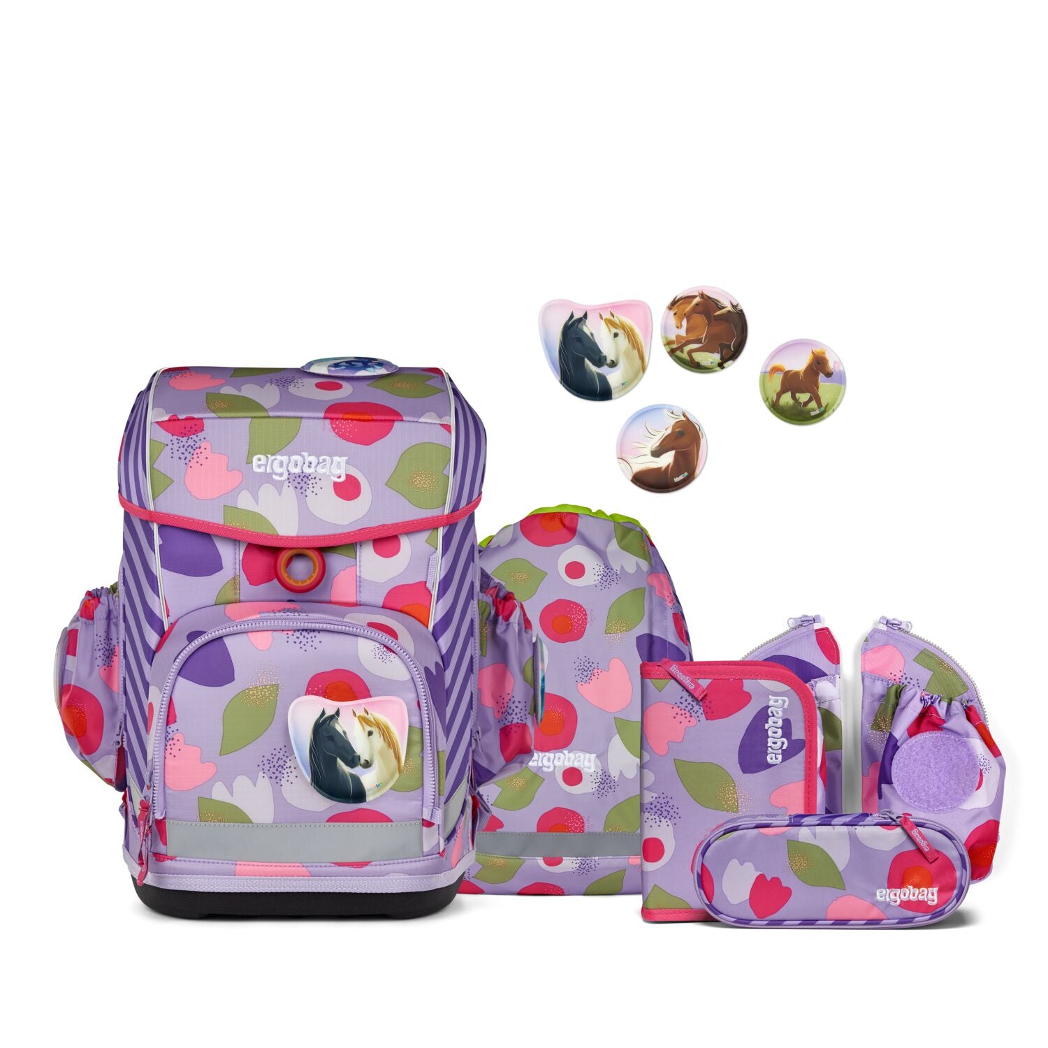 Ergobag Cubo Light Schulranzen Set 6-teilig 2.5