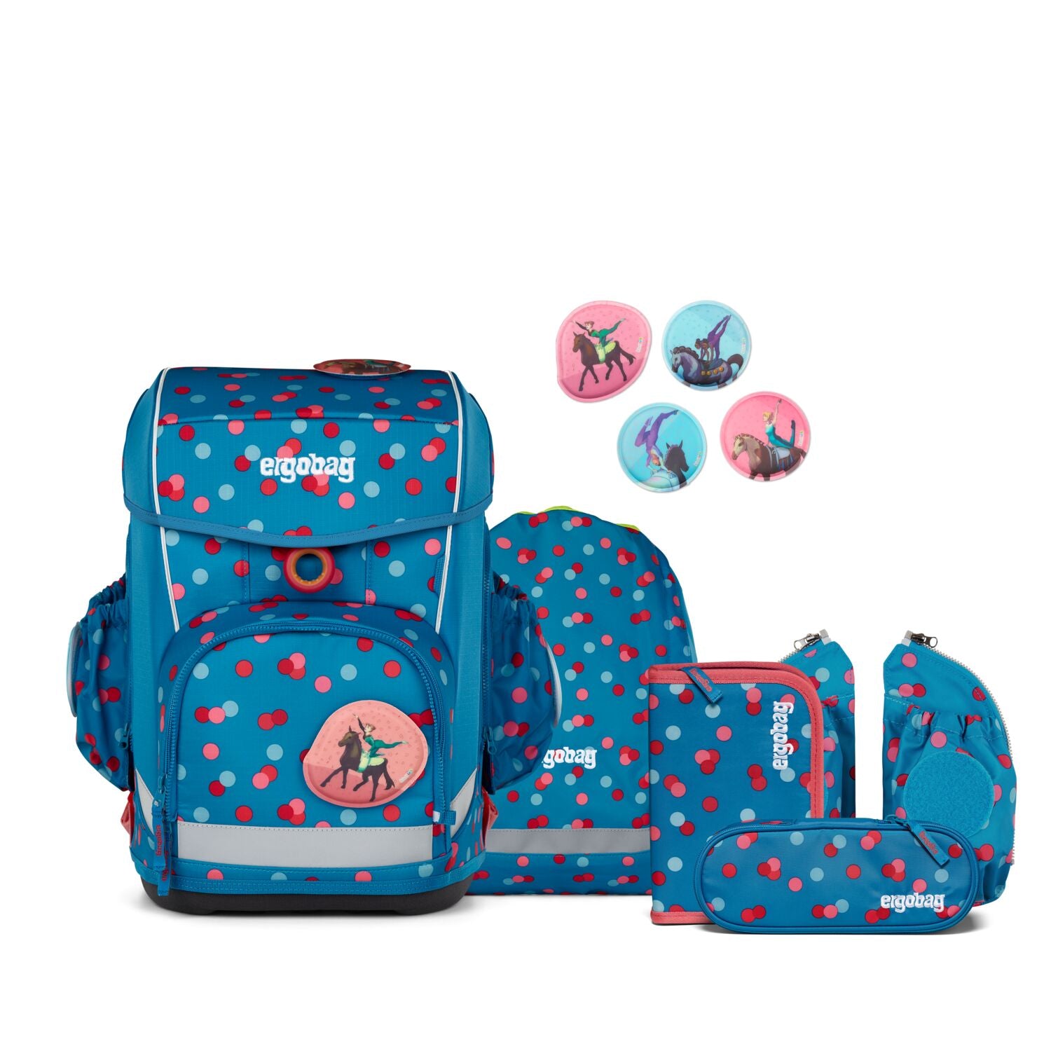 Ergobag Cubo Light Schulranzen Set 6-teilig 2.5