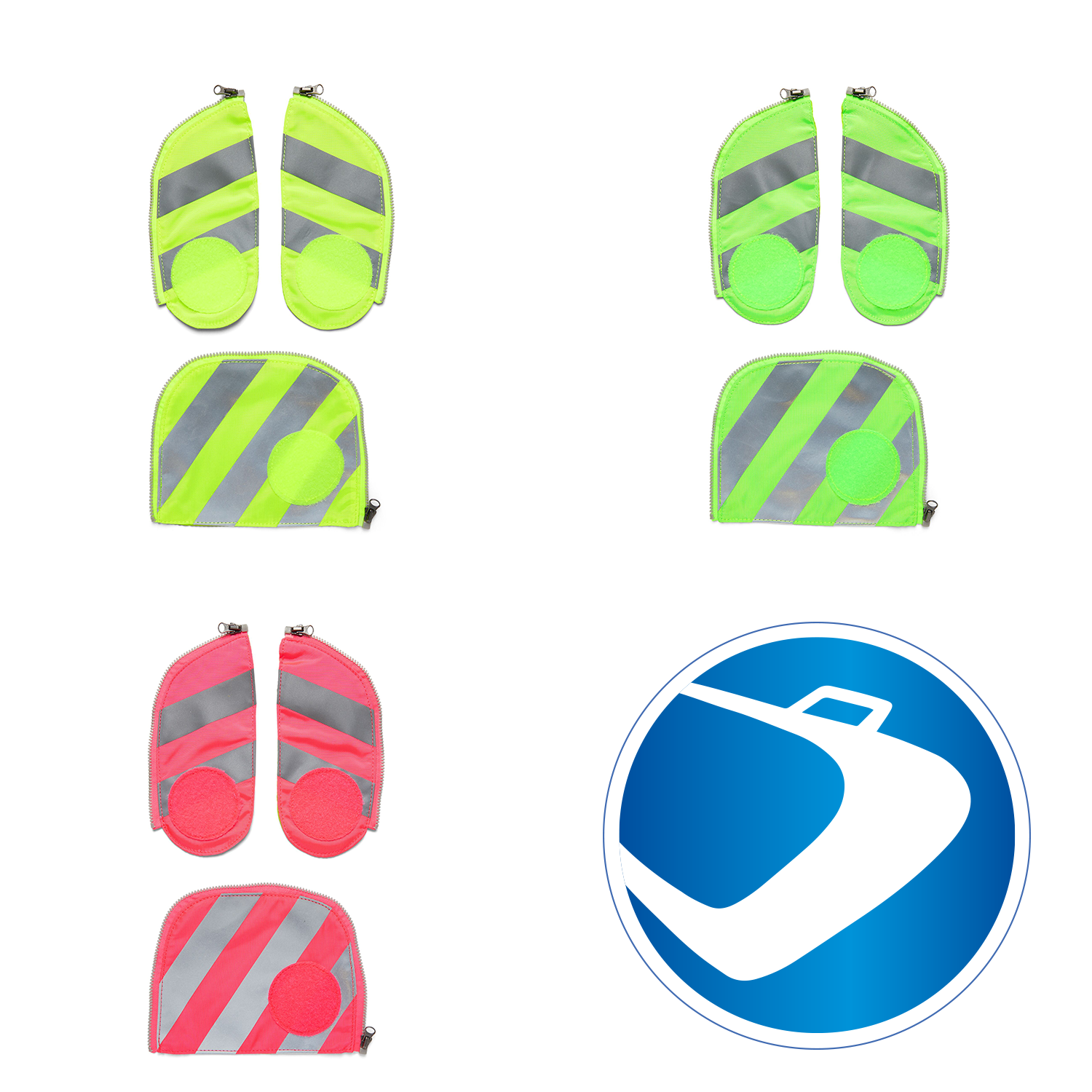 Ergobag Sicherheitsset mit Reflektorstreifen