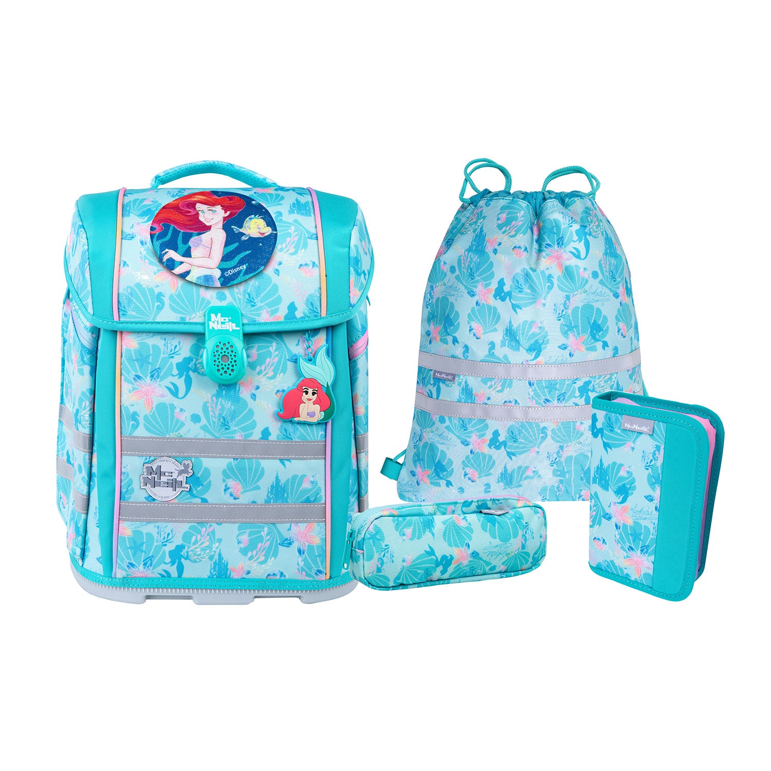 McNeill Perfecto Disney Schulranzen Set 5-teilig