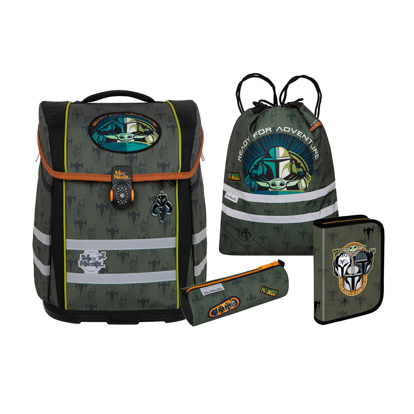 McNeill Perfecto Disney Schulranzen Set 5-teilig