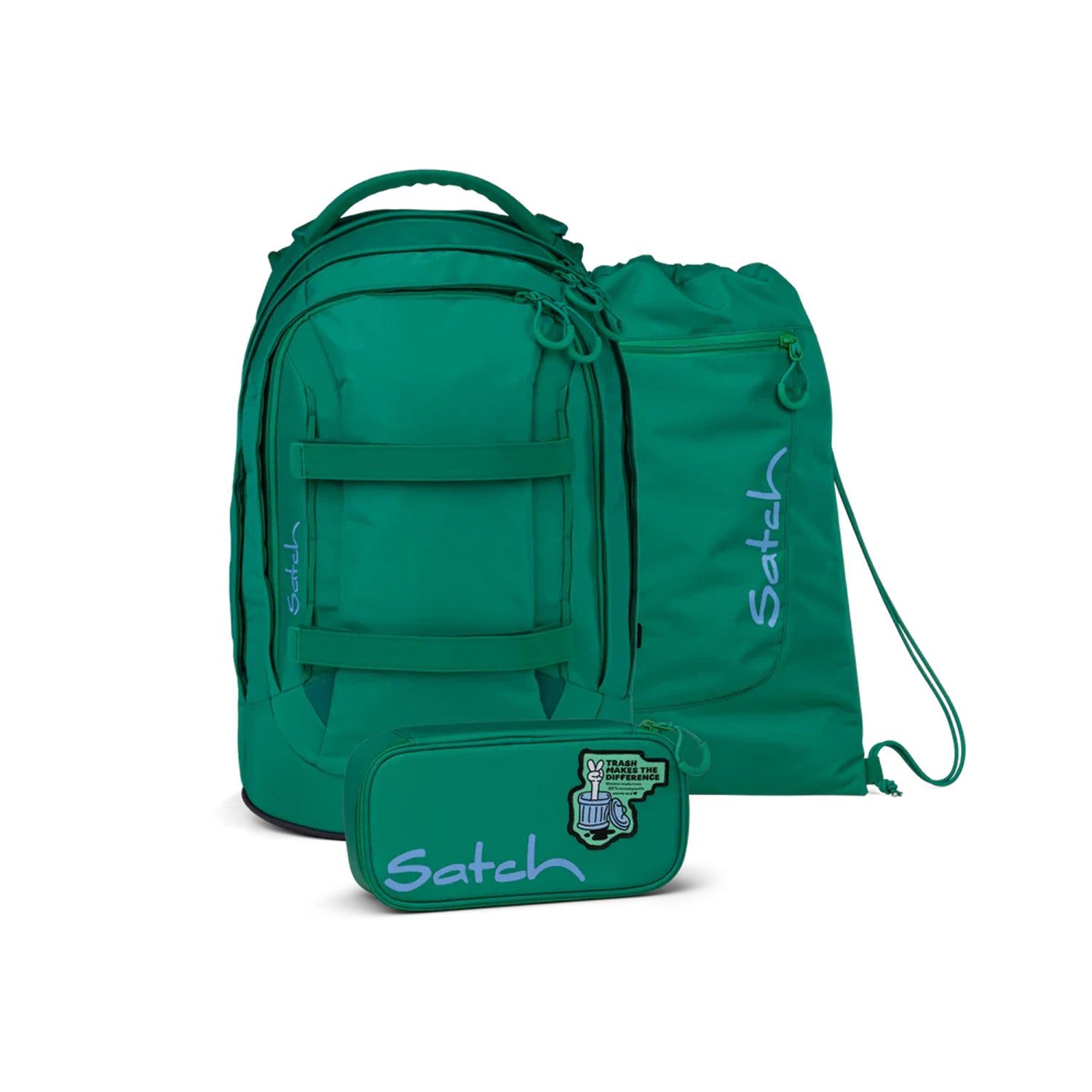 Satch Pack Trash to Treasure Schulrucksack Set 3tlg.