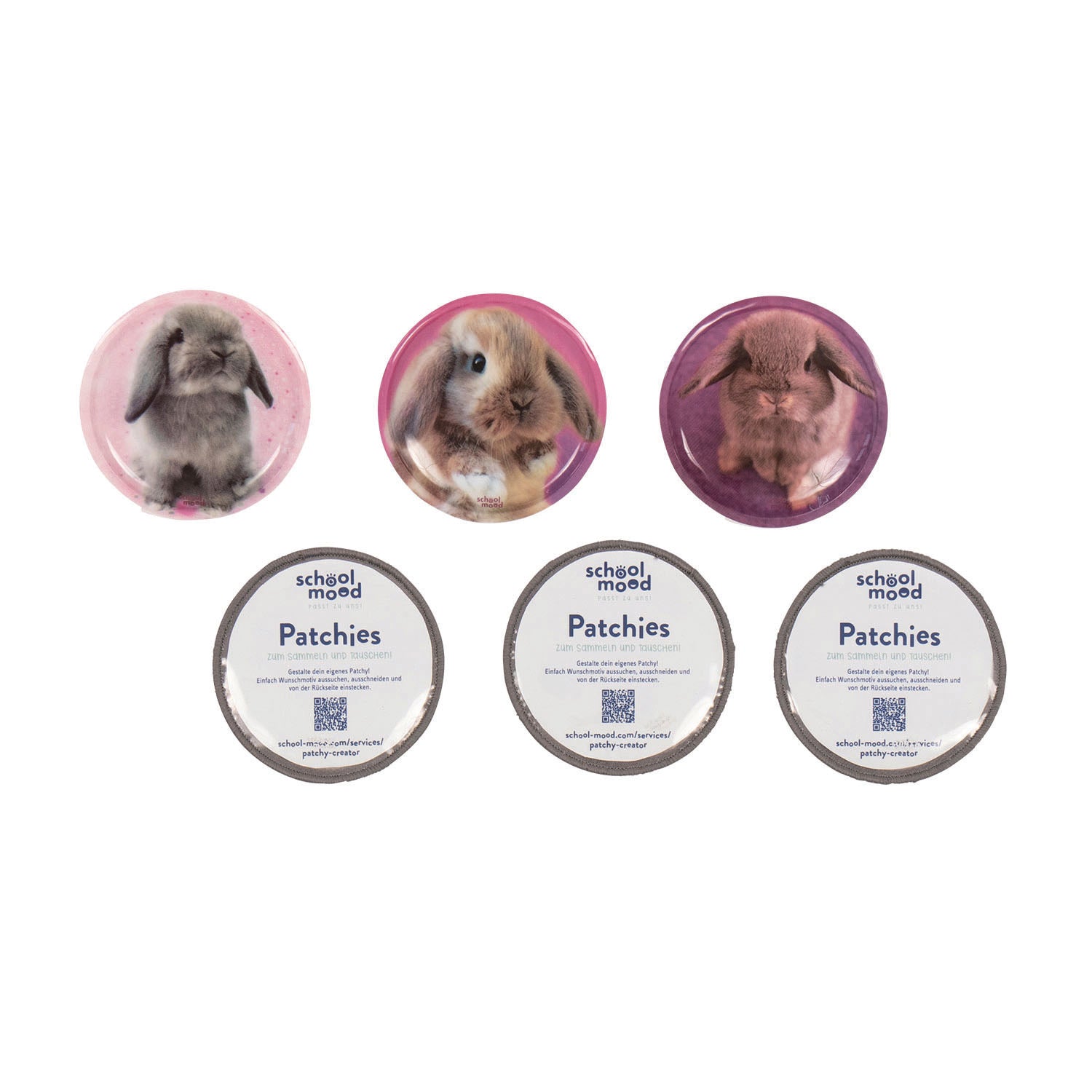 School Mood Patchy-Set - 6-teiliges Set