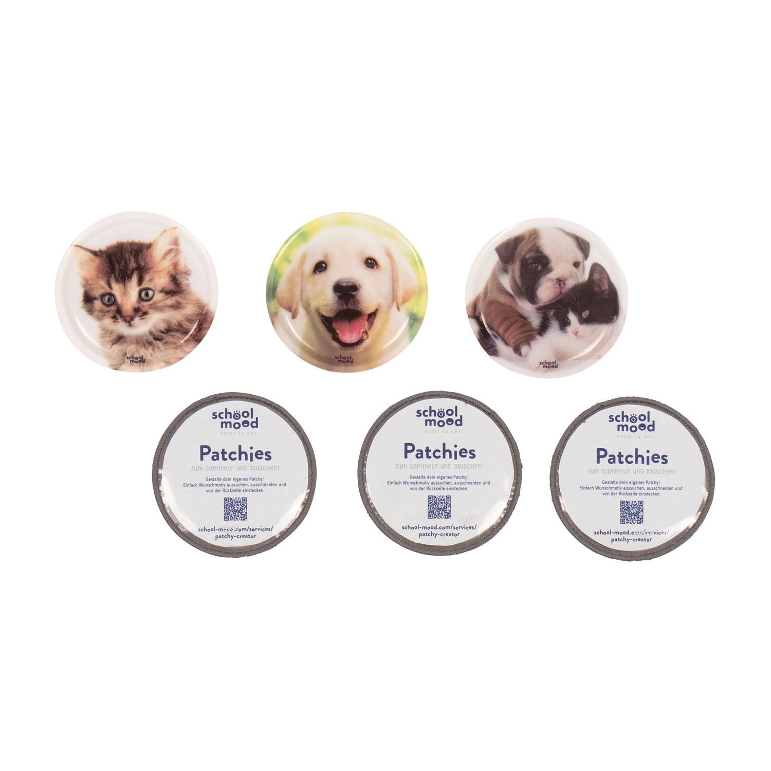 School Mood Patchy-Set - 6-teiliges Set