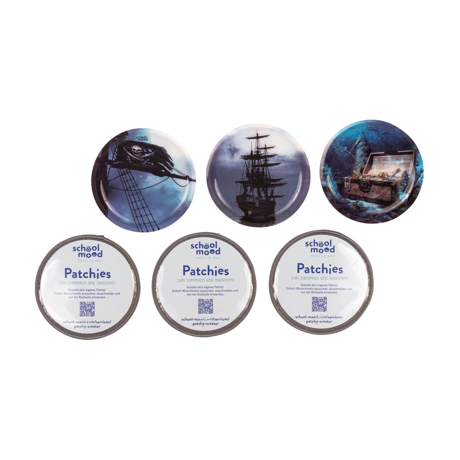School Mood Patchy-Set - 6-teiliges Set