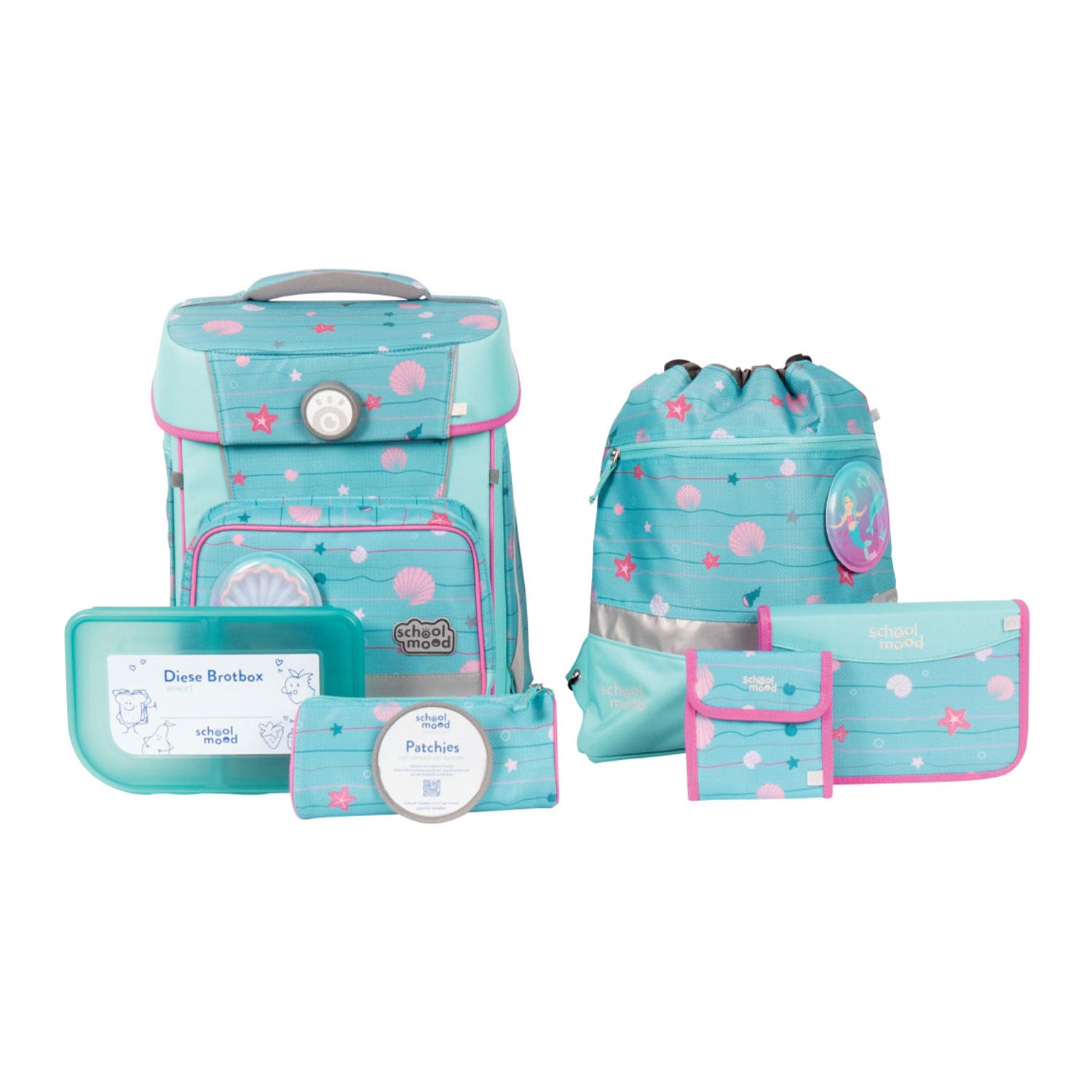 School Mood Champion Maxx - 7-teiliges Schulranzenset