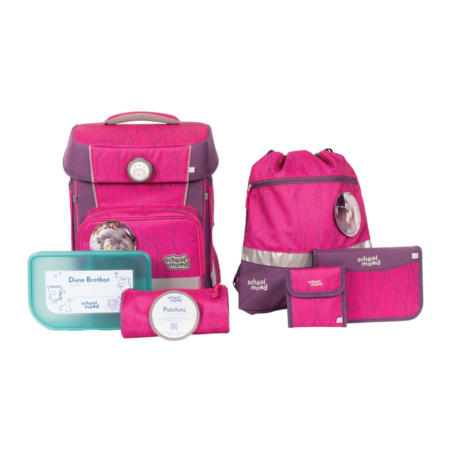 School Mood Champion Maxx - 7-teiliges Schulranzenset