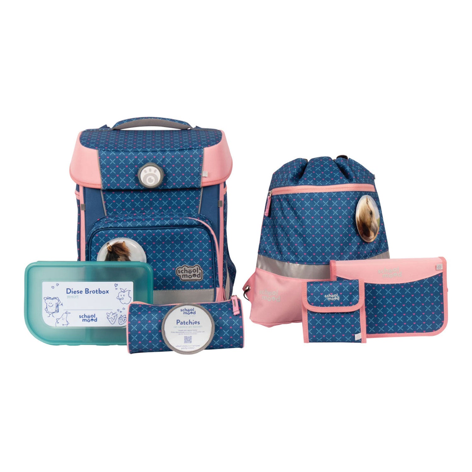 School Mood Champion Maxx - 7-teiliges Schulranzenset