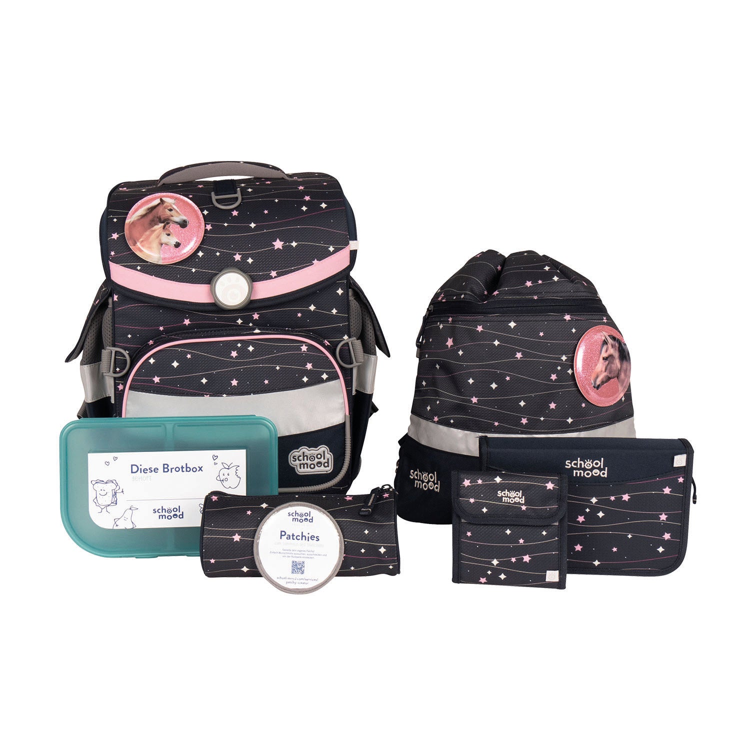 School Mood Timeless Air+ - 7-teiliges Schulranzenset
