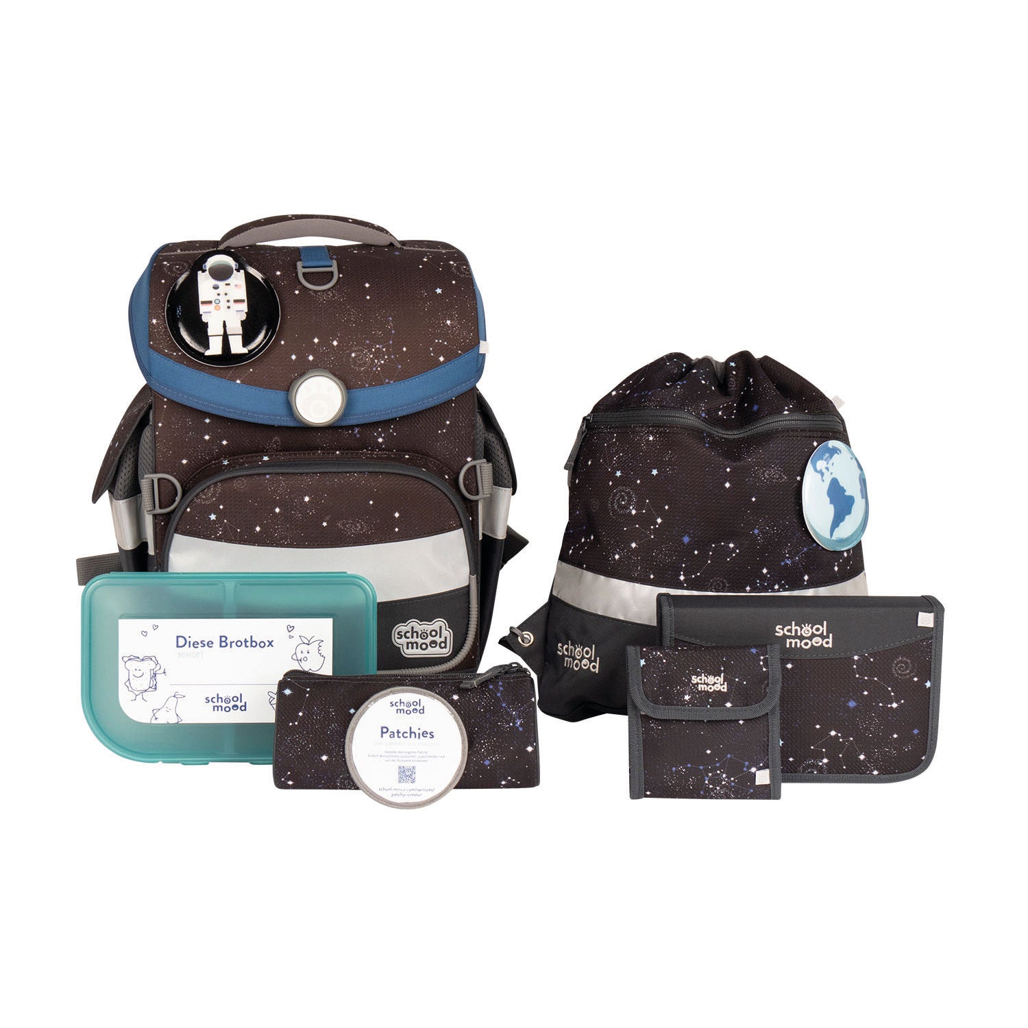 School Mood Timeless Air+ - 7-teiliges Schulranzenset