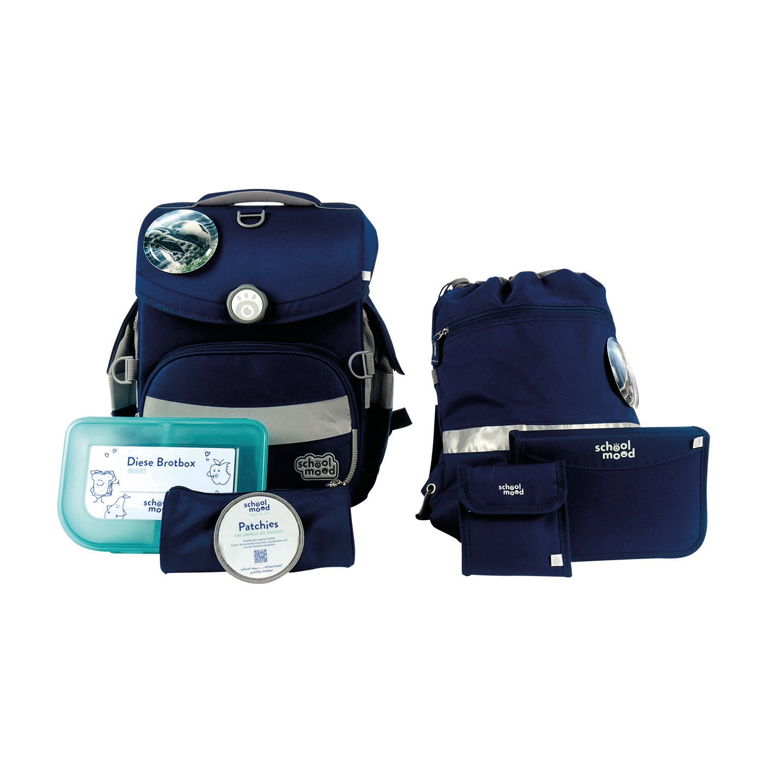 School Mood Timeless Air+ - 7-teiliges Schulranzenset