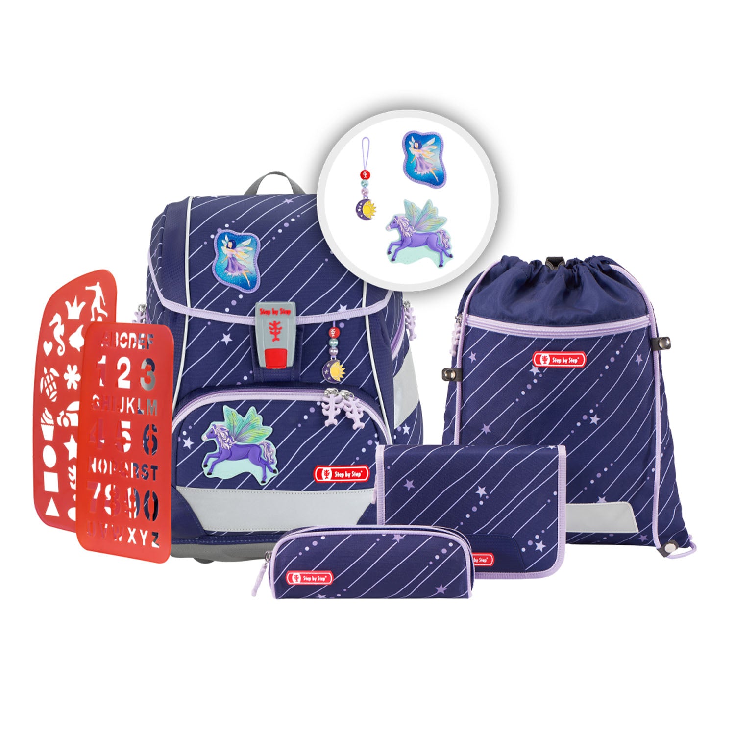 Step by Step 2IN1 PLUS - Schulranzen-Set 6-teilig