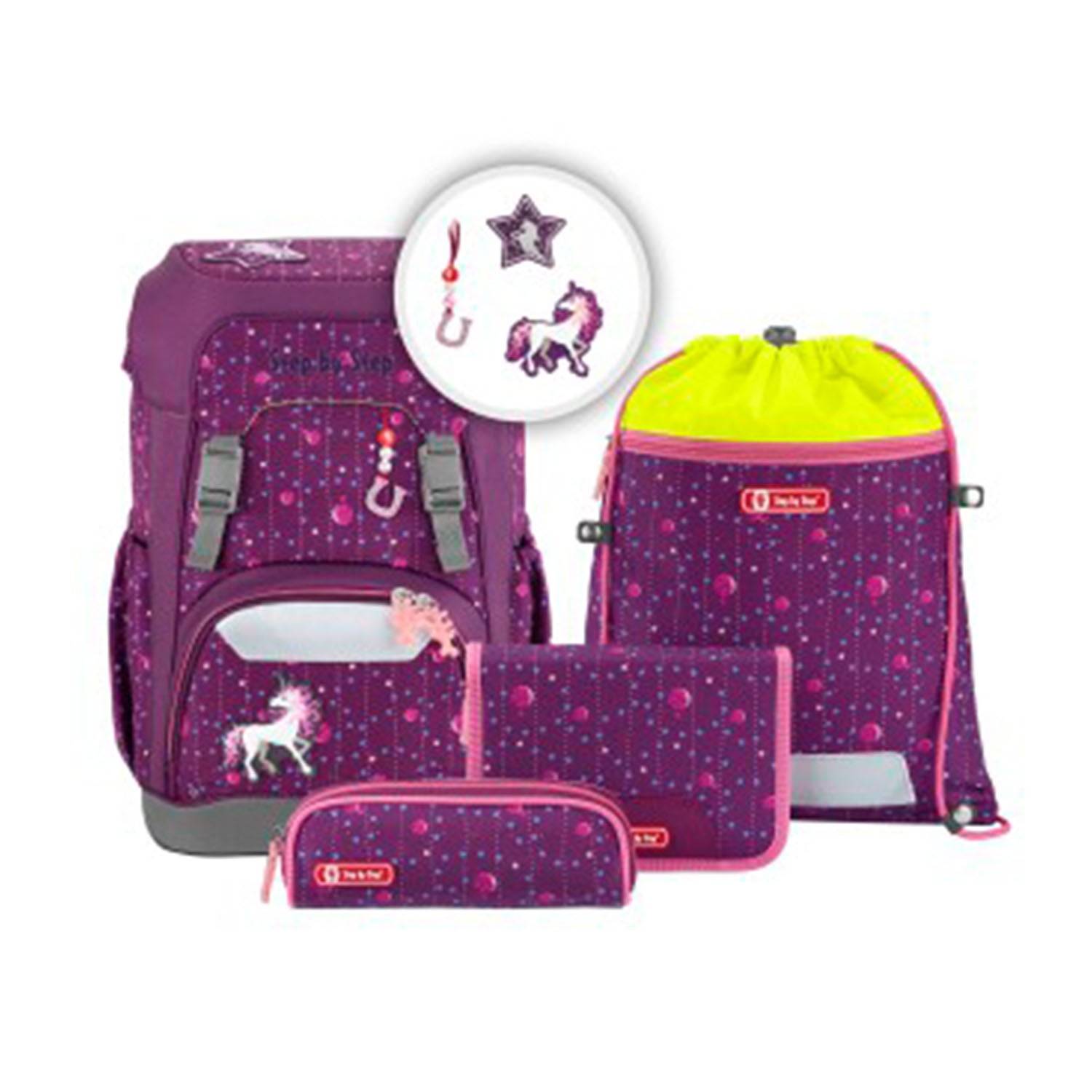Step by Step Giant - Schulrucksack-Set 5-teilig
