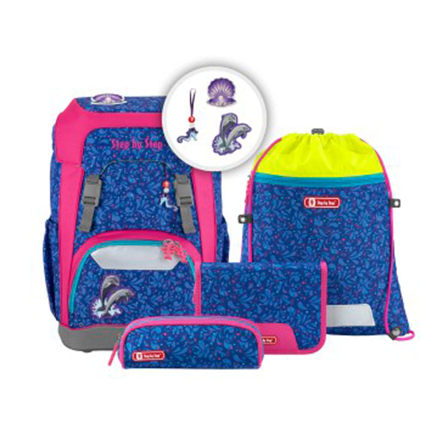 Step by Step Giant - Schulrucksack-Set 5-teilig