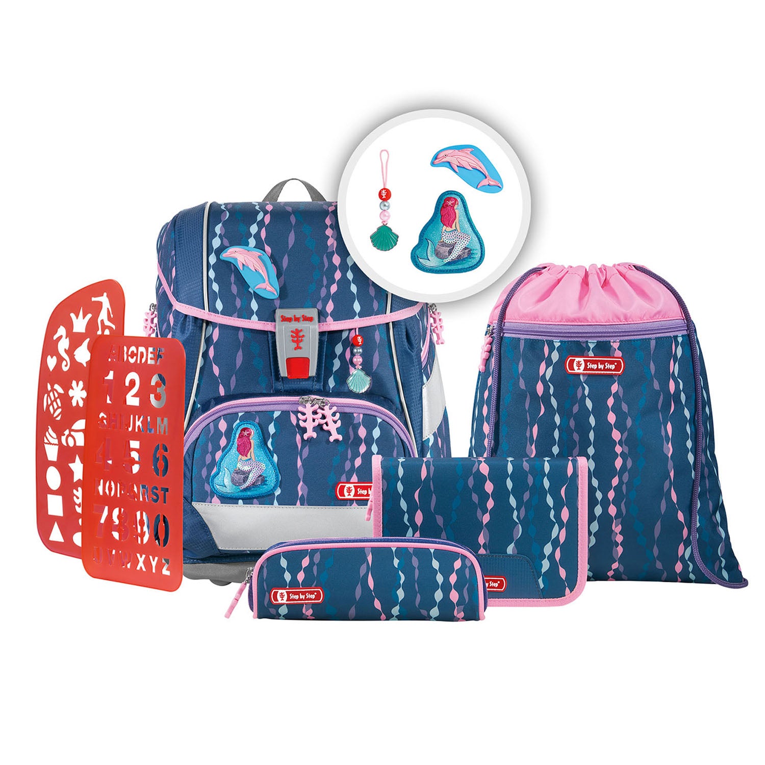 Step by Step 2IN1 PLUS - Schulranzen-Set 6-teilig