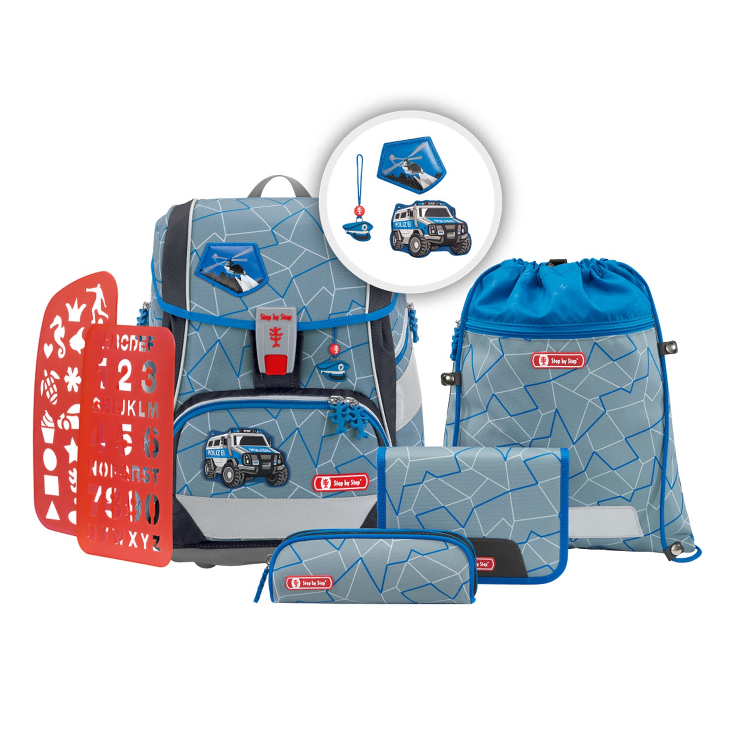 Step by Step 2IN1 PLUS - Schulranzen-Set 6-teilig