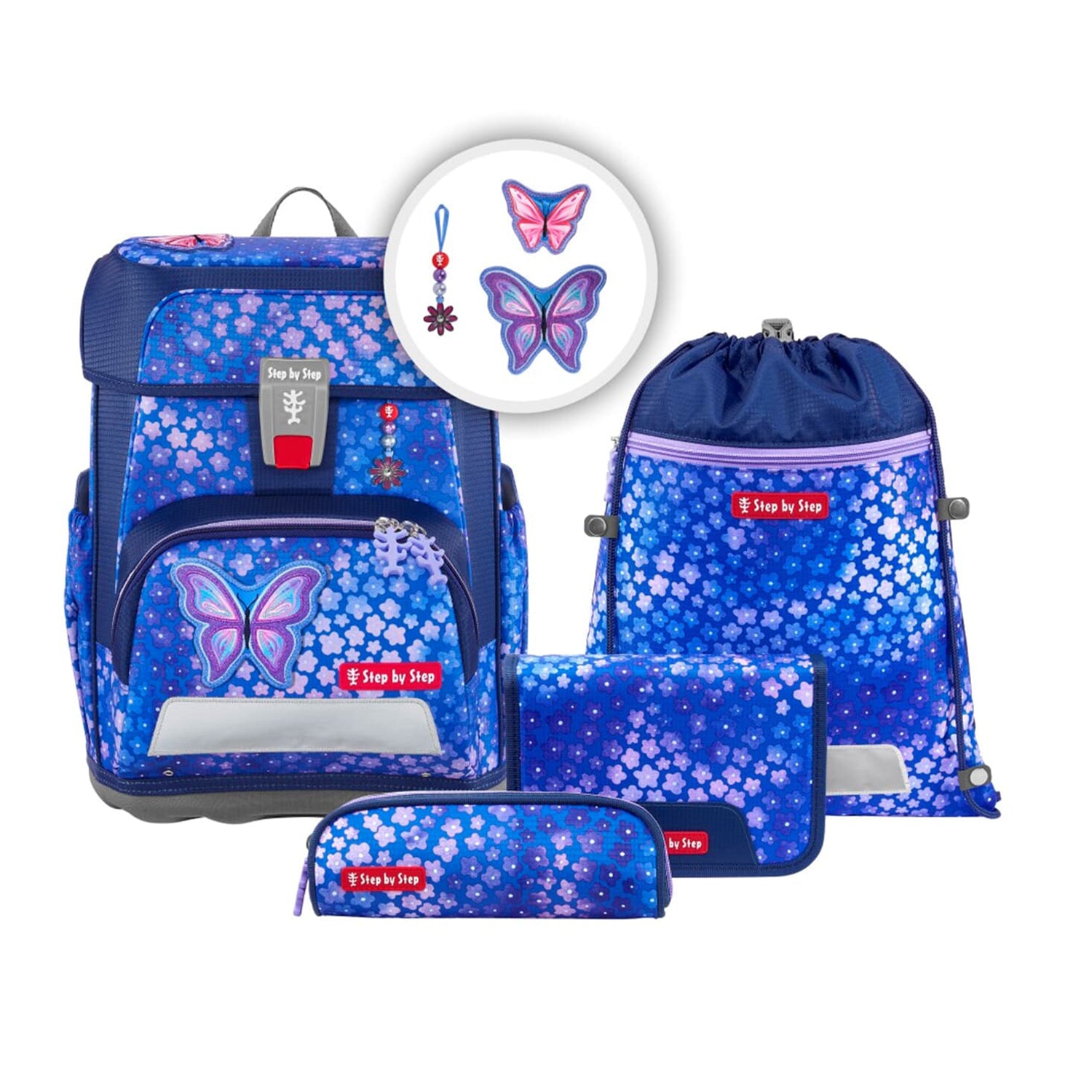 Step by Step Cloud - Schulranzen-Set 5-teilig