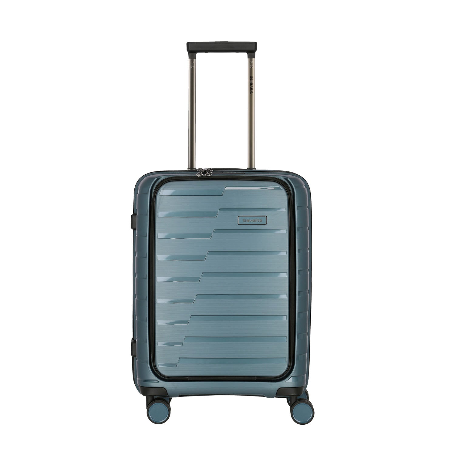 Travelite Air Base 4-Rollen Trolley S mit Vortasche