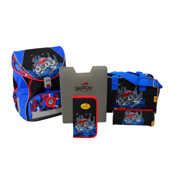 DerDie Das Ergoflex XL Schulrucksackset, 5-teilig